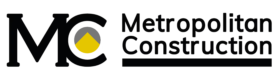 Metropolitan Construction Logo for building and renovation services company